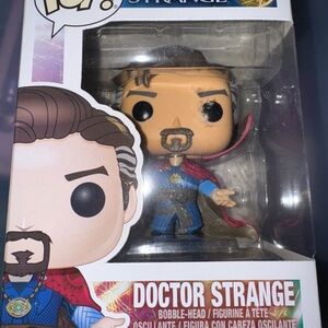Funko Doctor Strange Figure with Red and Blue